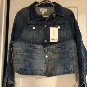 FRAME Denim- Oversized Inverted Jacket